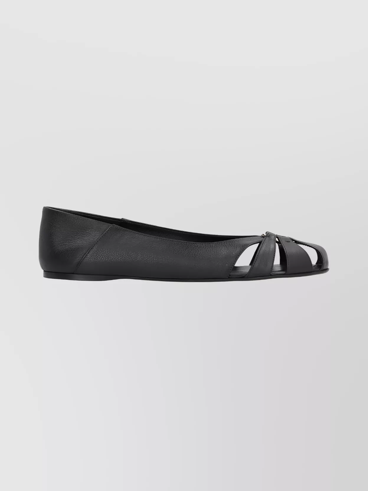 Ferragamo Stylish Ballet Flats Featuring Cut-Out Design