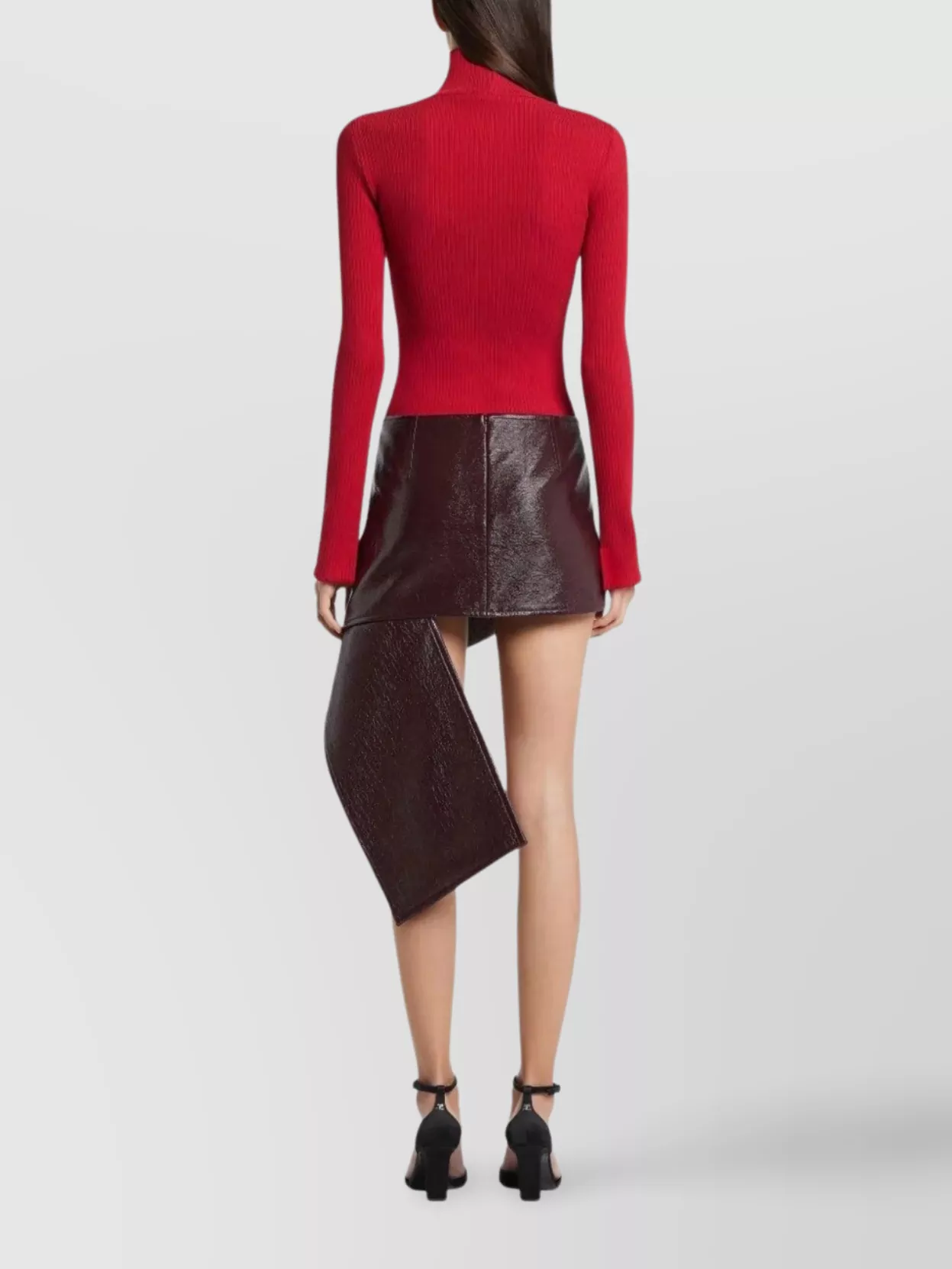 Courrèges Courreges Women Stand-up Collar Bodysuit In Pink