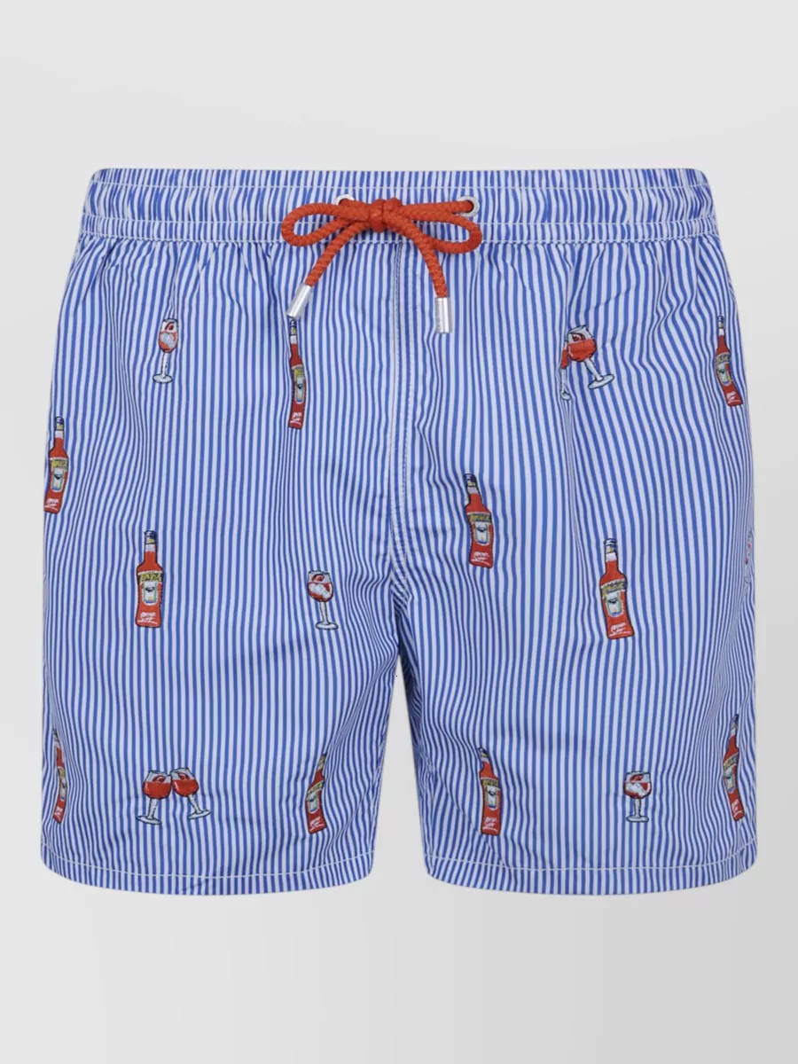 Mc2 Saint Barth Embroidered swim shorts