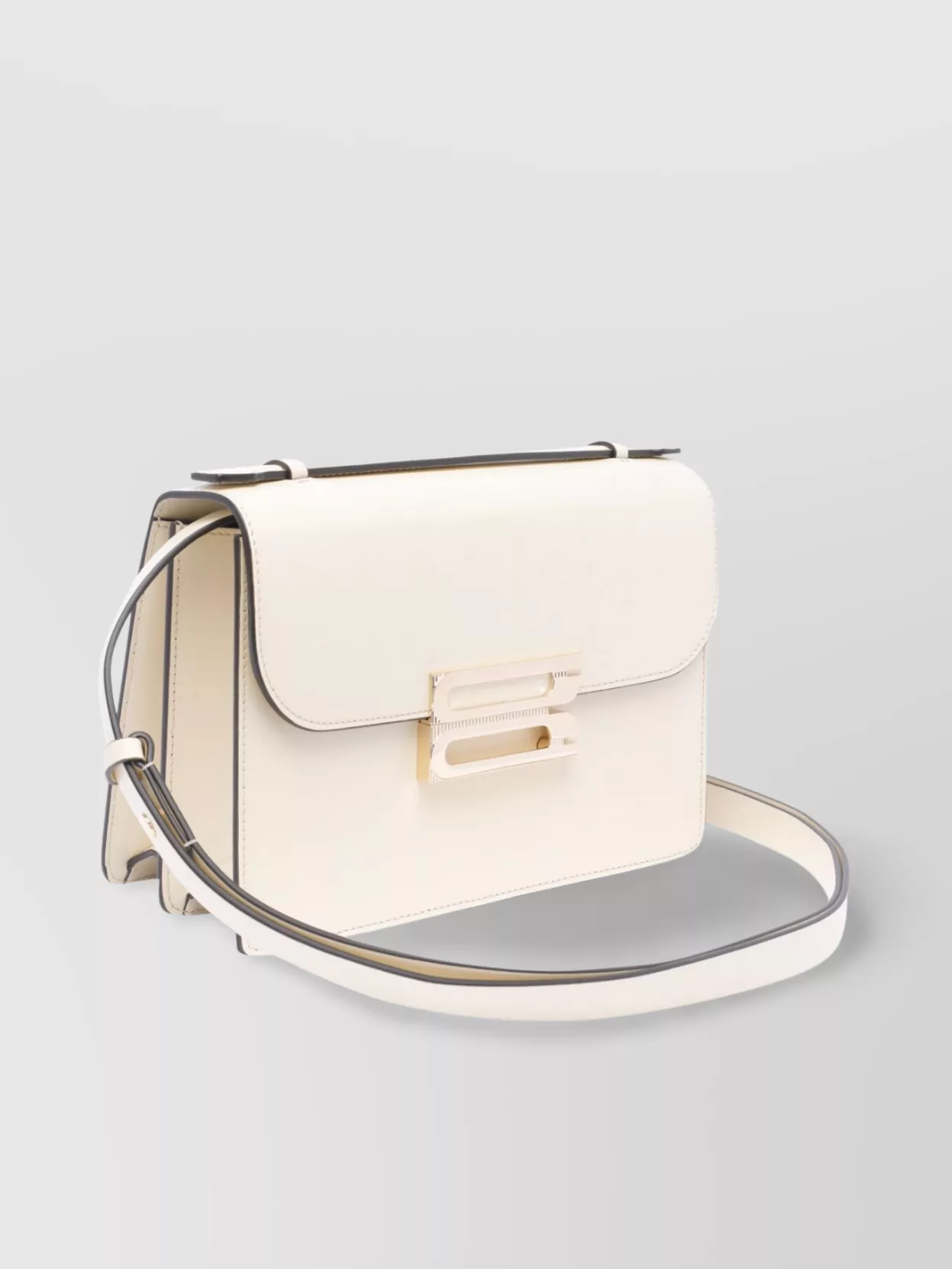 Victoria Beckham Rectangular Handle Shoulder Bag With Metal Hardware