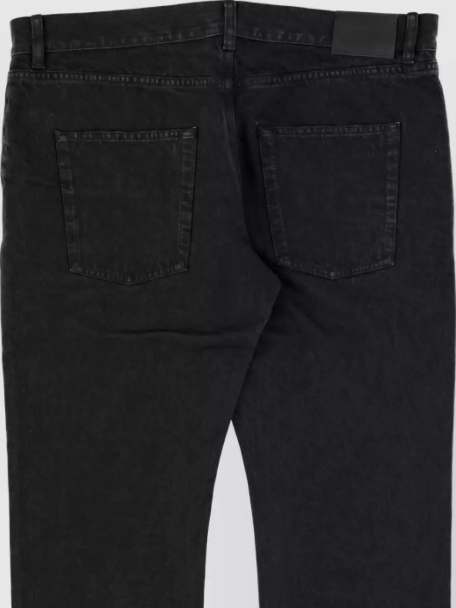 Saint Laurent Slim Fit Denim Jeans Straight Leg