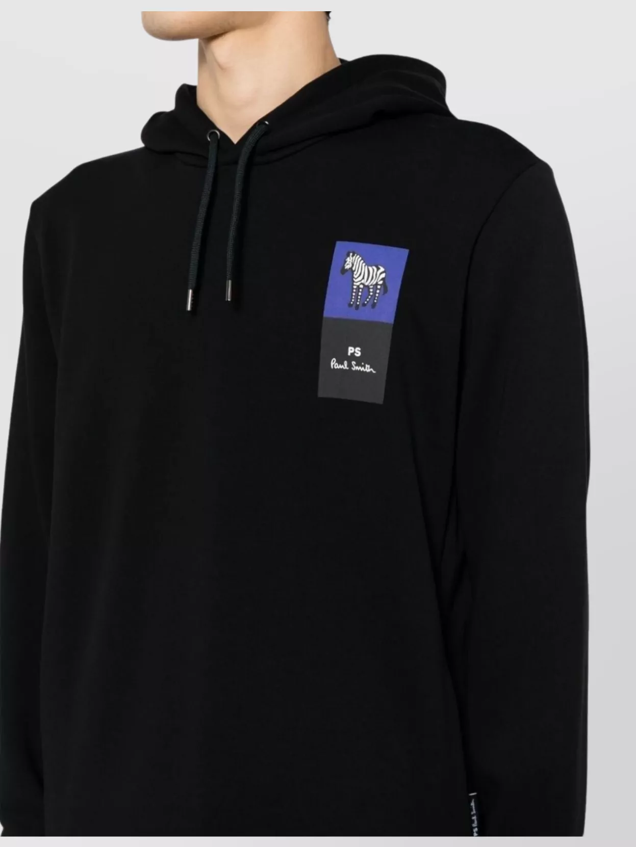 Paul Smith Logo Print Organic Cotton Hoodie
