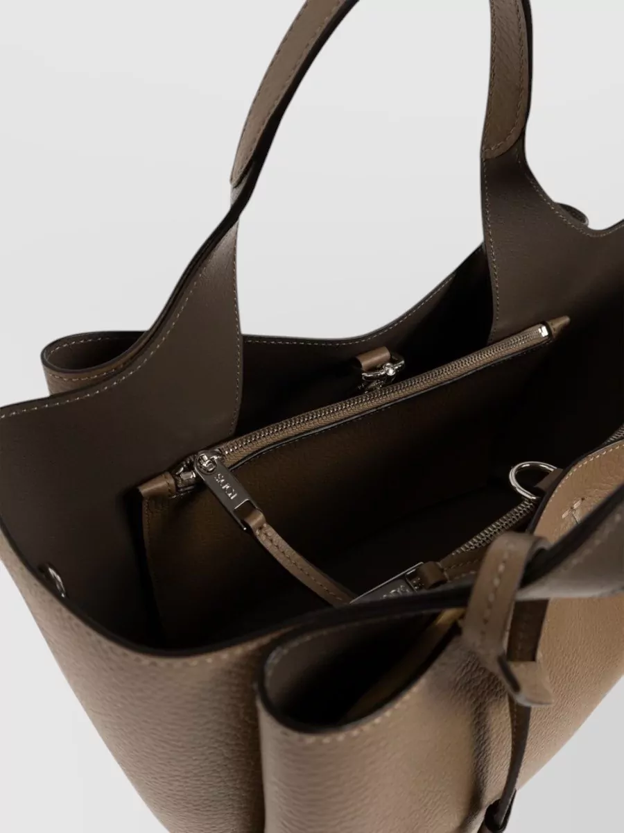 Tod's T Timeless Mini Leather Shoulder Bag
