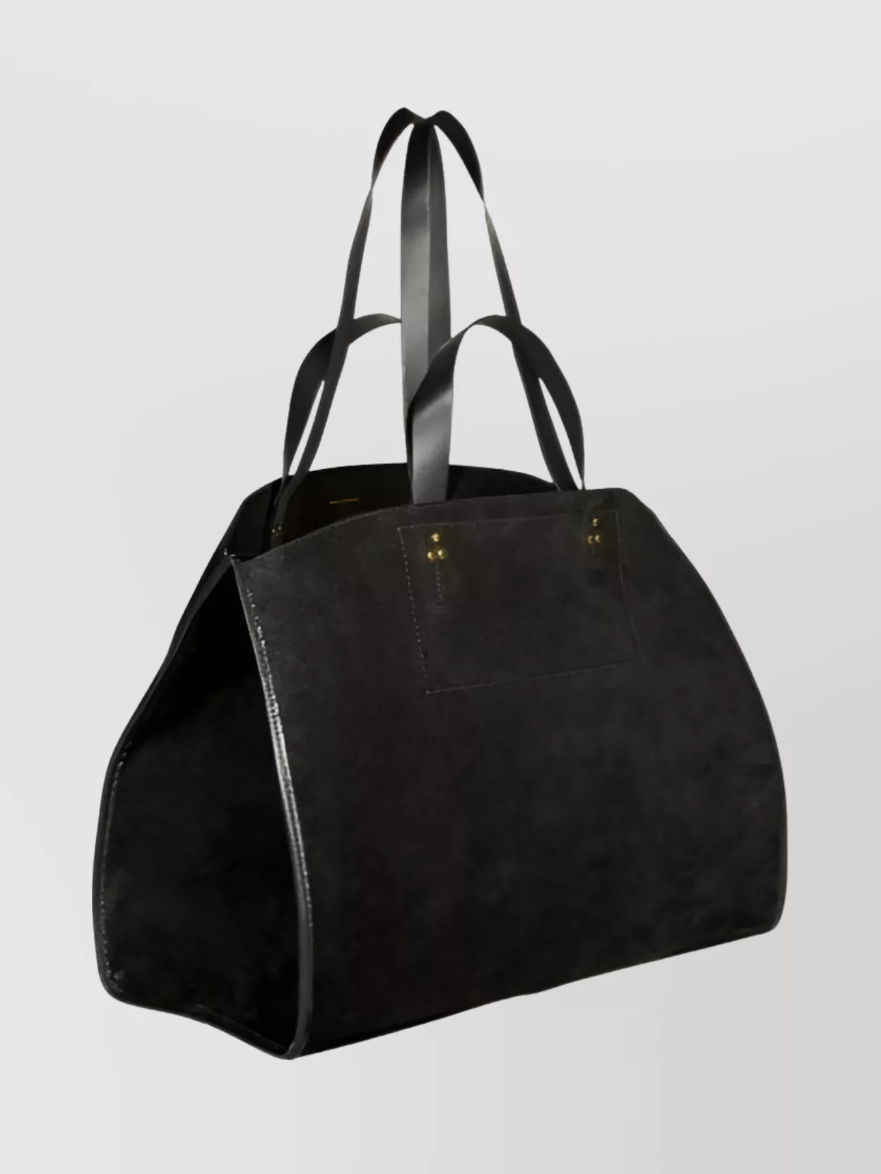 Jérôme Dreyfuss Luxe Suede Shoulder Bag With Dual Handles