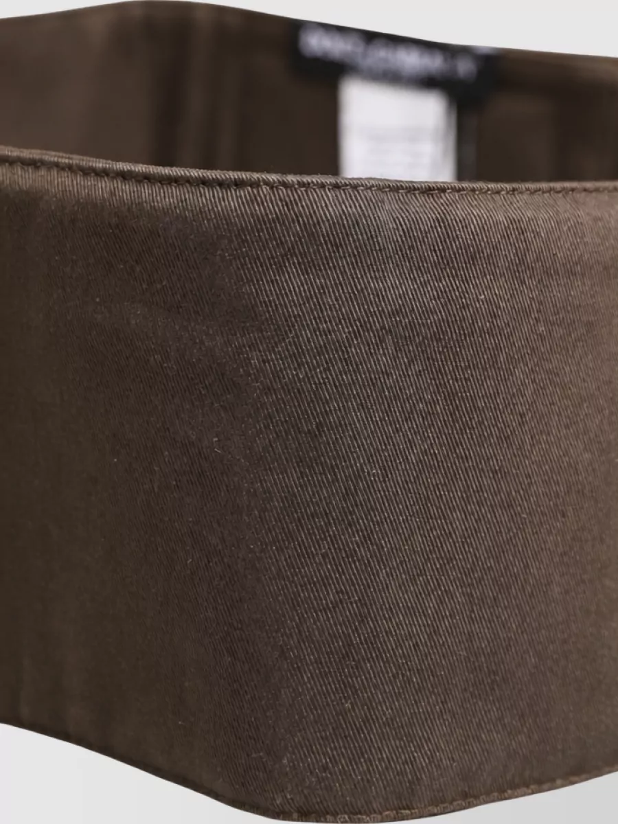 Dolce&Gabbana Viscose Wide Belt Cummerbund
