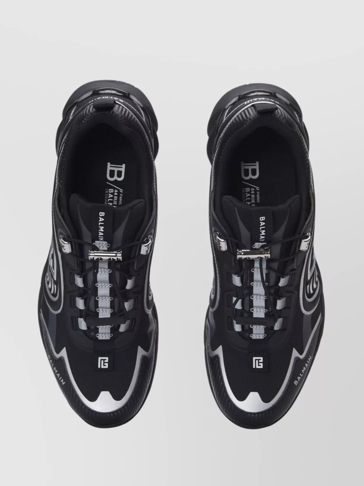 Balmain Cosmic Dust Trainers In Technical Materials