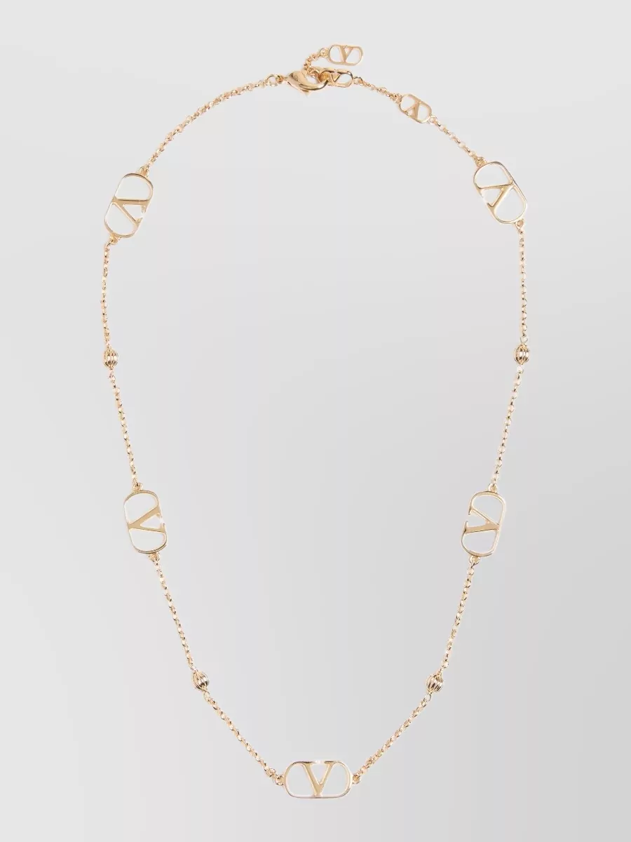 Valentino Garavani metal chain necklace