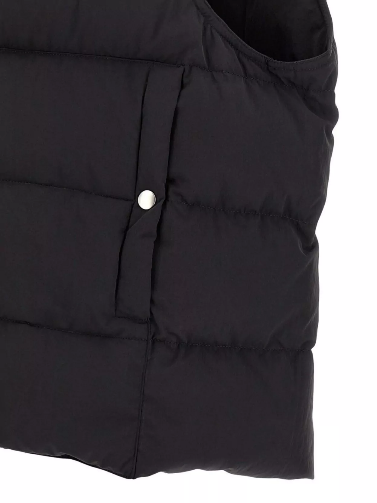Rick Owens Padded High Collar Vest With Side Pockets