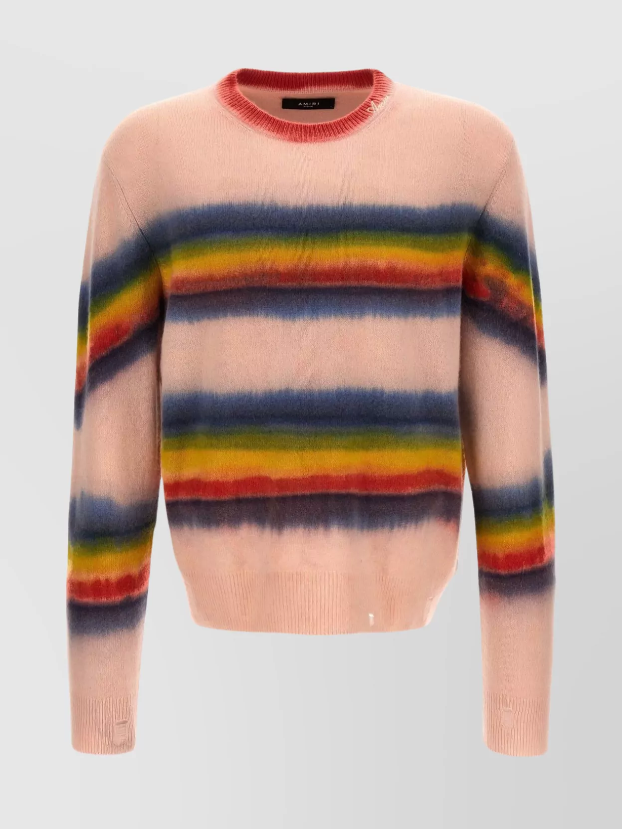 Amiri 'striped Crew Neck Sweater' In Multi