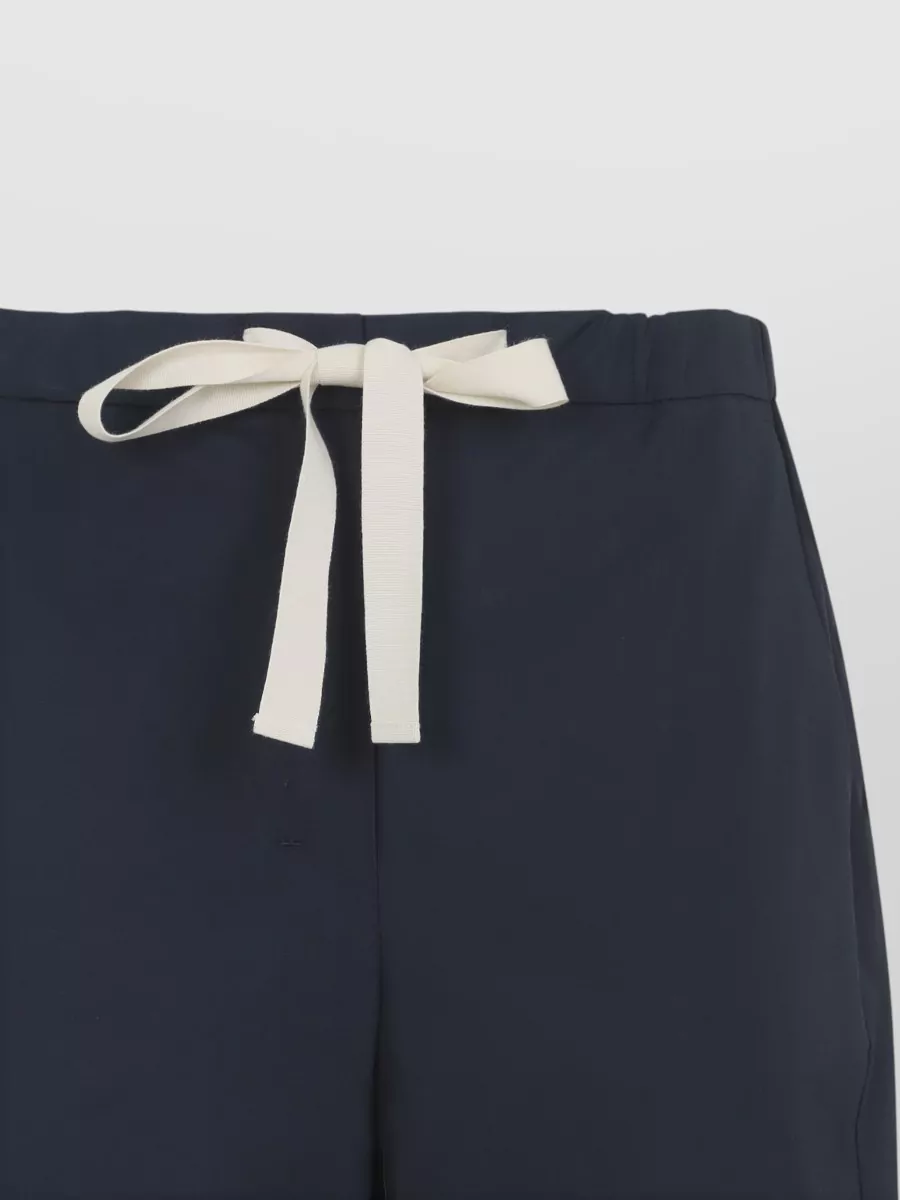 S Max Mara Cotton Wide-Leg Trousers