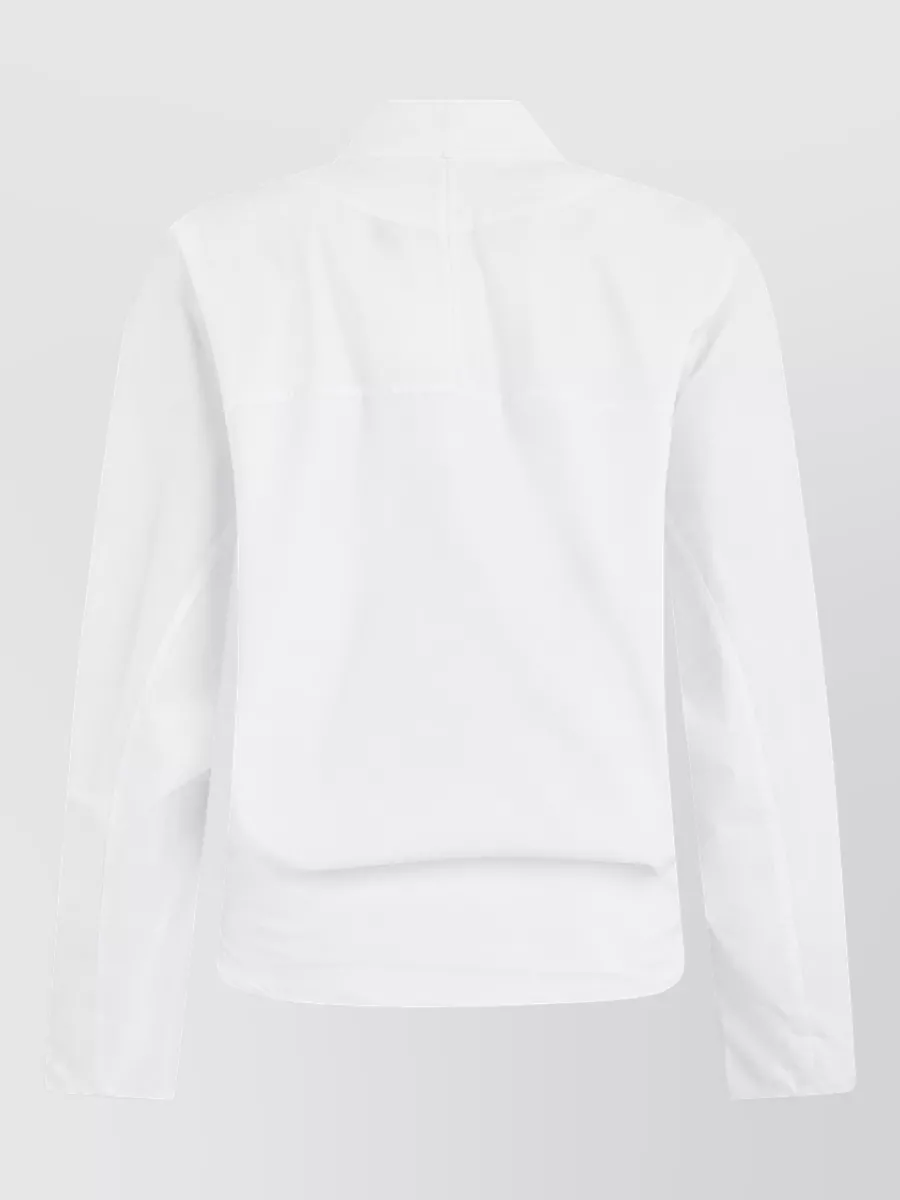 Jacquemus Cotton v-neck long-sleeve blouse