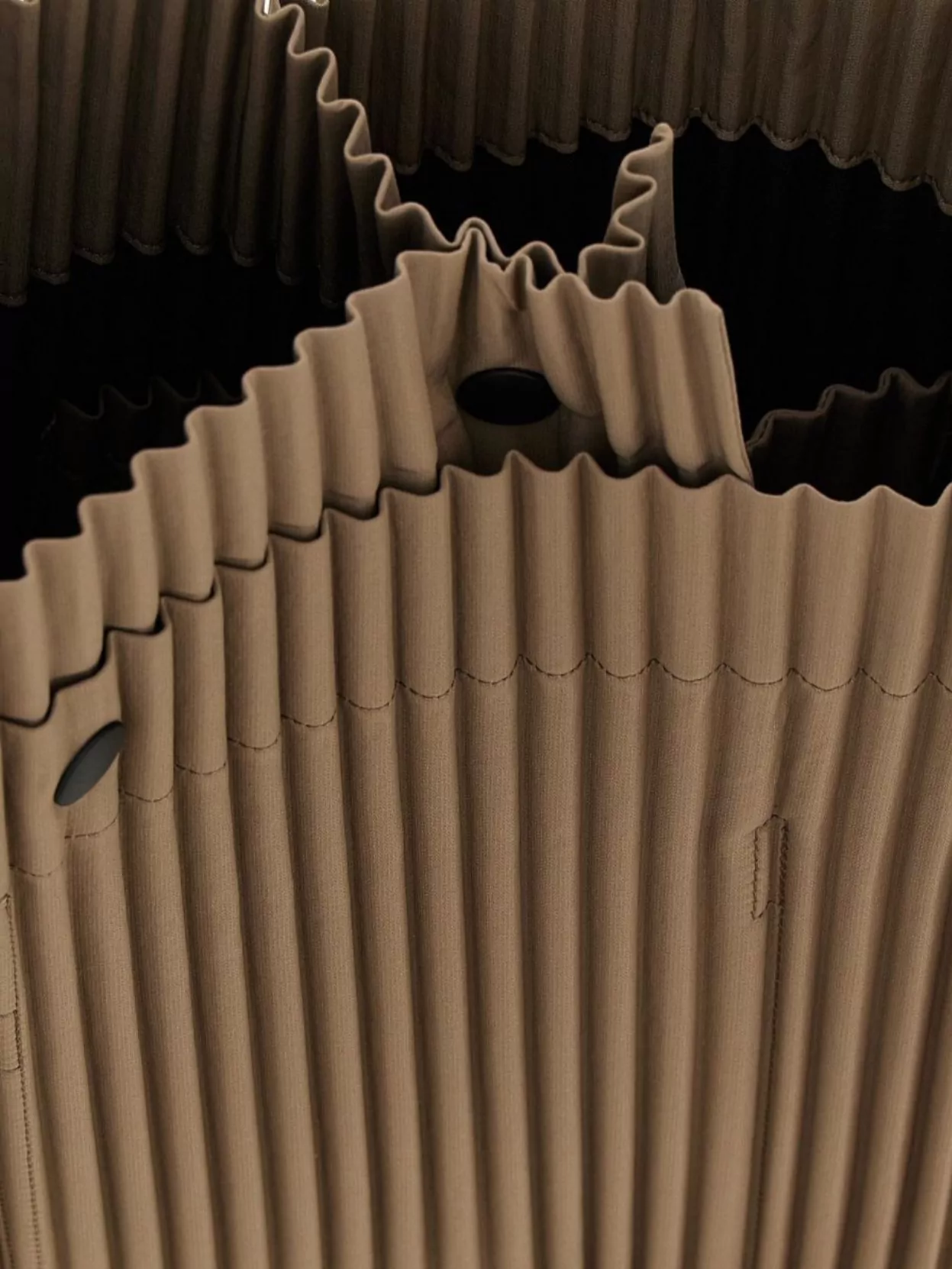 Homme Plisse Issey Miyake Small Shoulder Bag Featuring Pleated Design