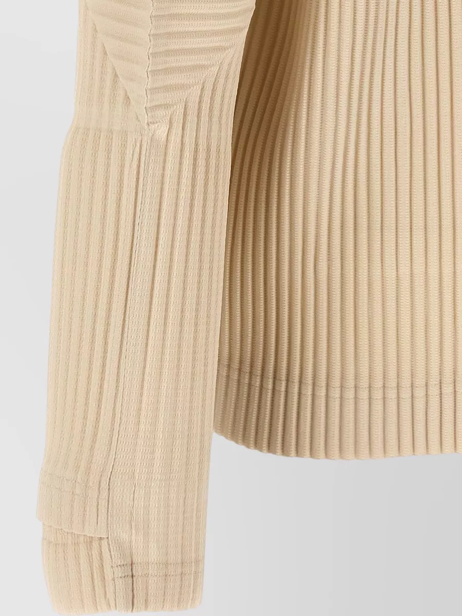 Homme Plisse Issey Miyake Pleated Long-Sleeve Zip Jacket