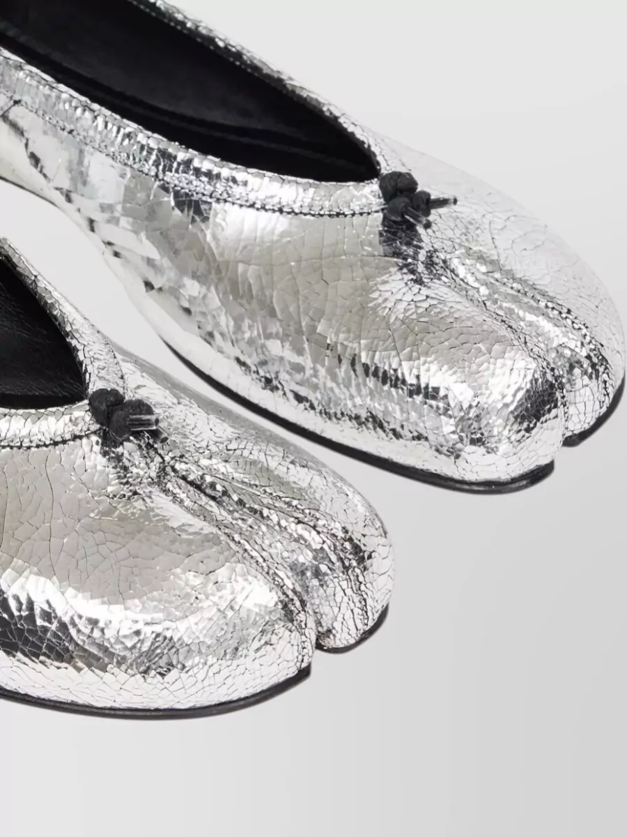 Maison Margiela Leather Tabi Ballerina Loafers