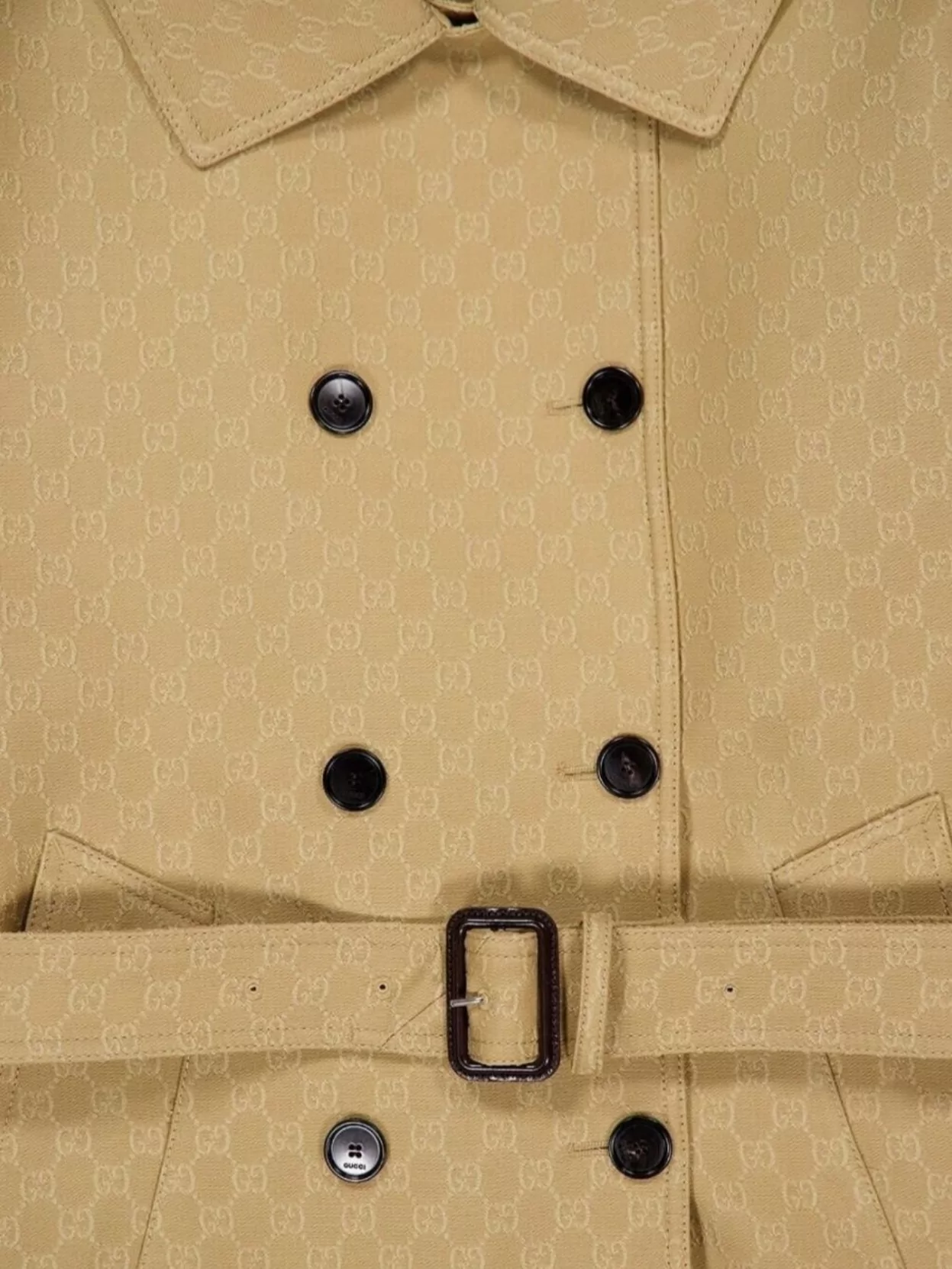 Gucci Belted Short Jackets Epaulettes