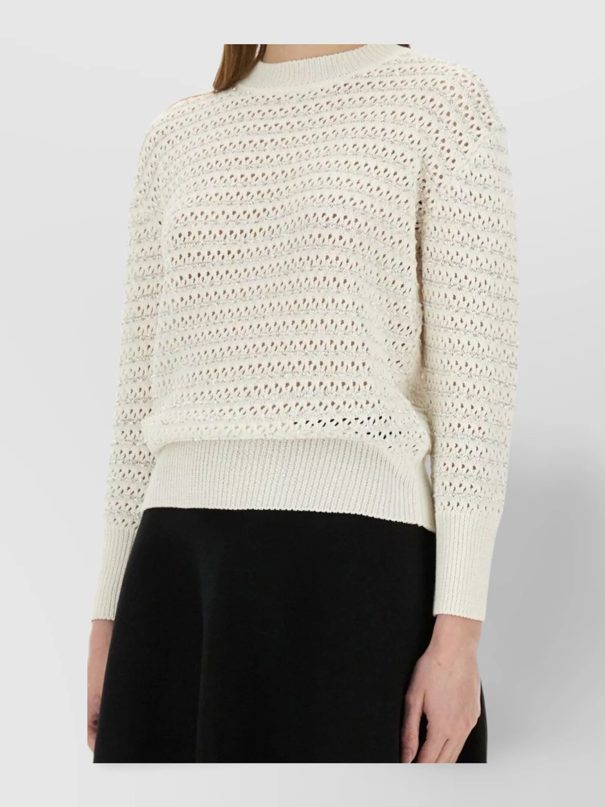 Fabiana Filippi Knit Crew Neck Sweater