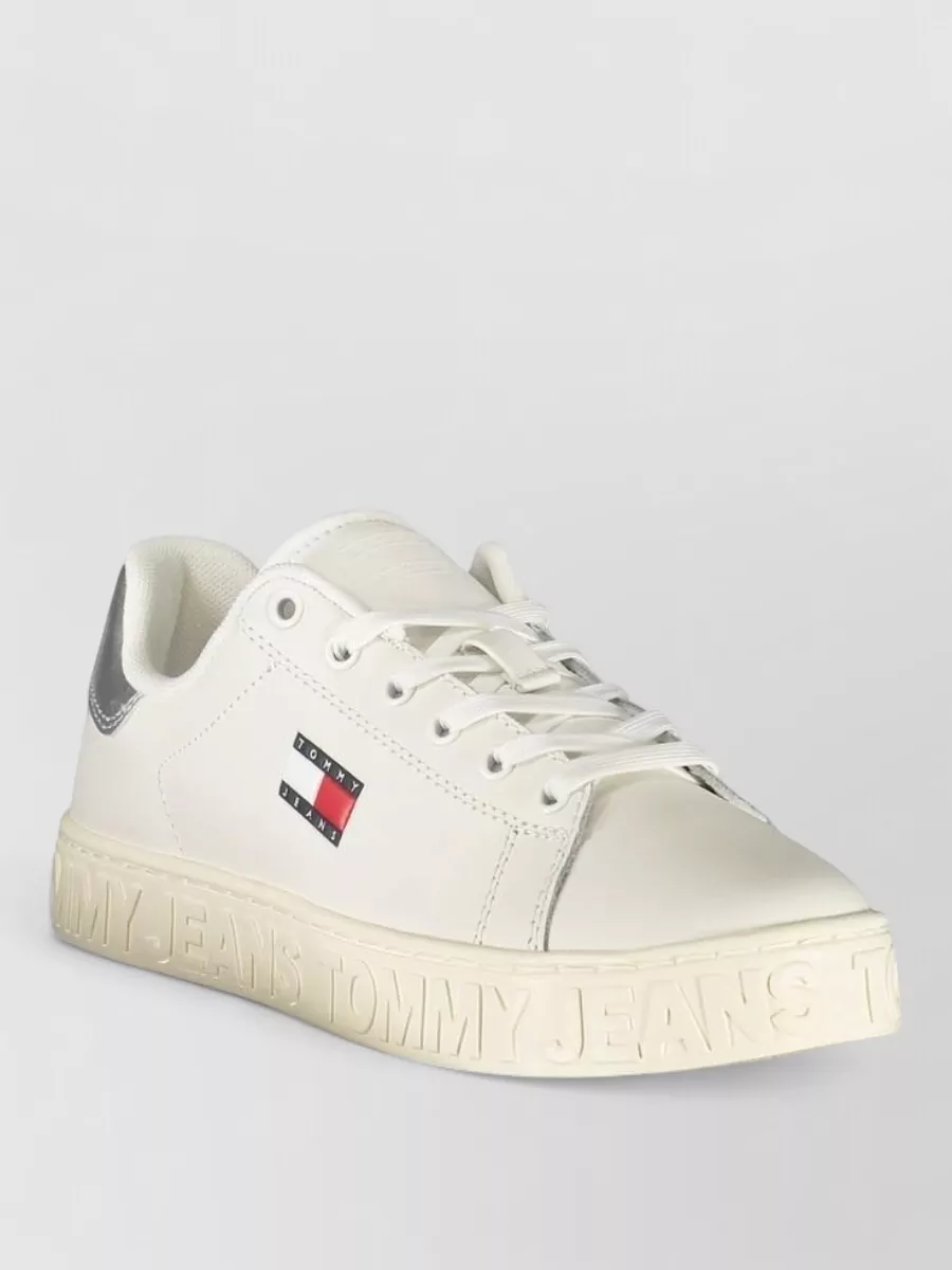 Tommy Hilfiger leather lace-up sneakers