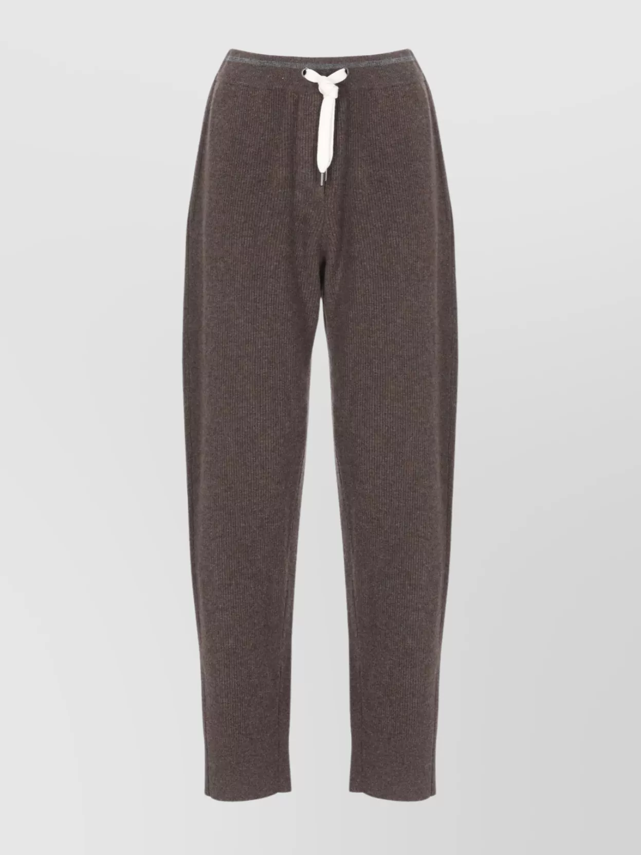 Brunello Cucinelli Wool And Cashmere Straight Trousers In Gold