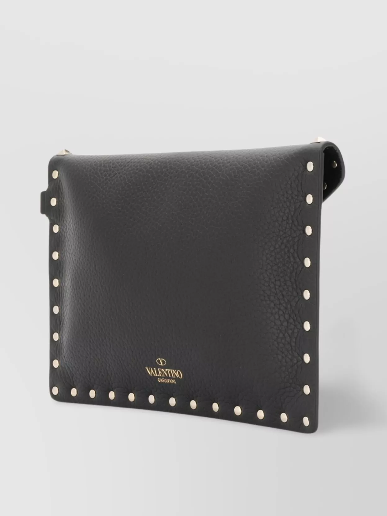 Valentino Garavani Envelope Clutch Studded Design Wrist Strap