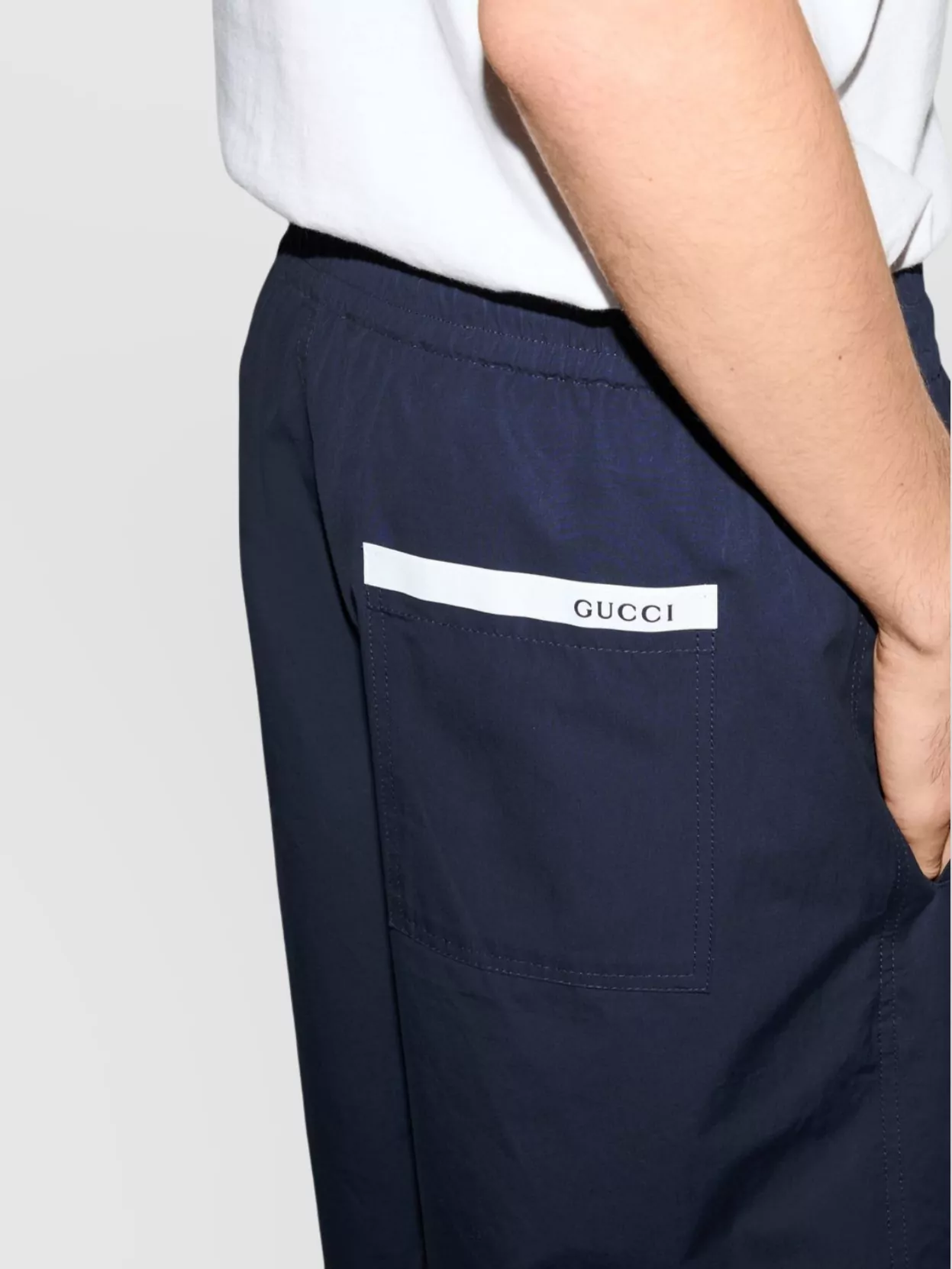 Gucci Heat-Taped Detail Pockets Shorts
