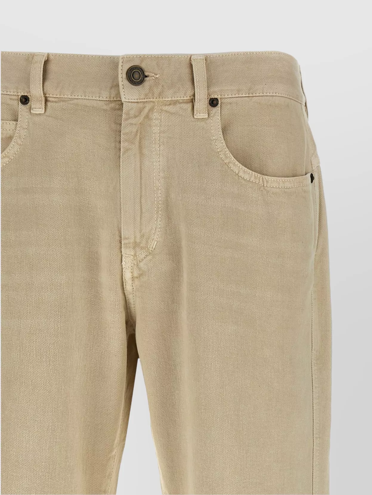 Isabel Marant Straight Leg Trousers Pockets In Neutral