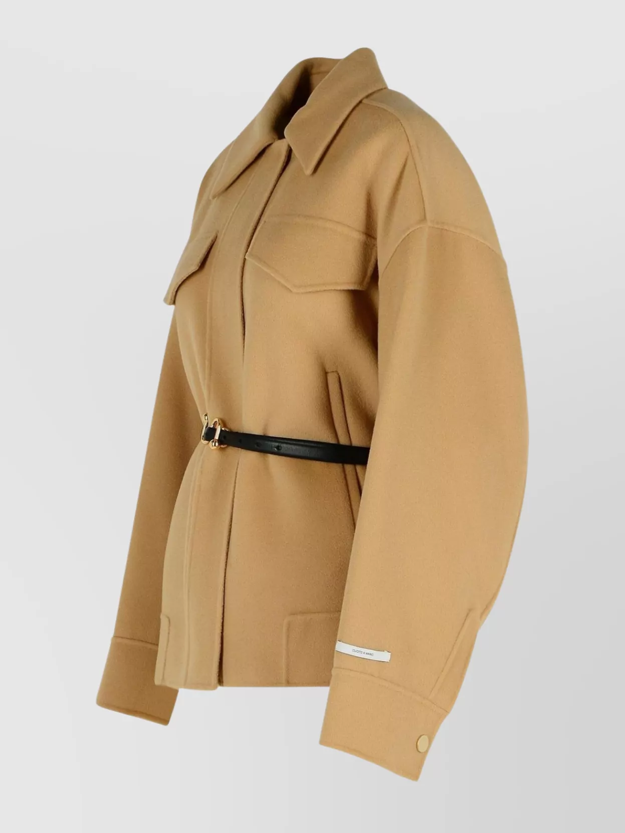 Sportmax 'Cantore' Belted Waist Wool Jacket