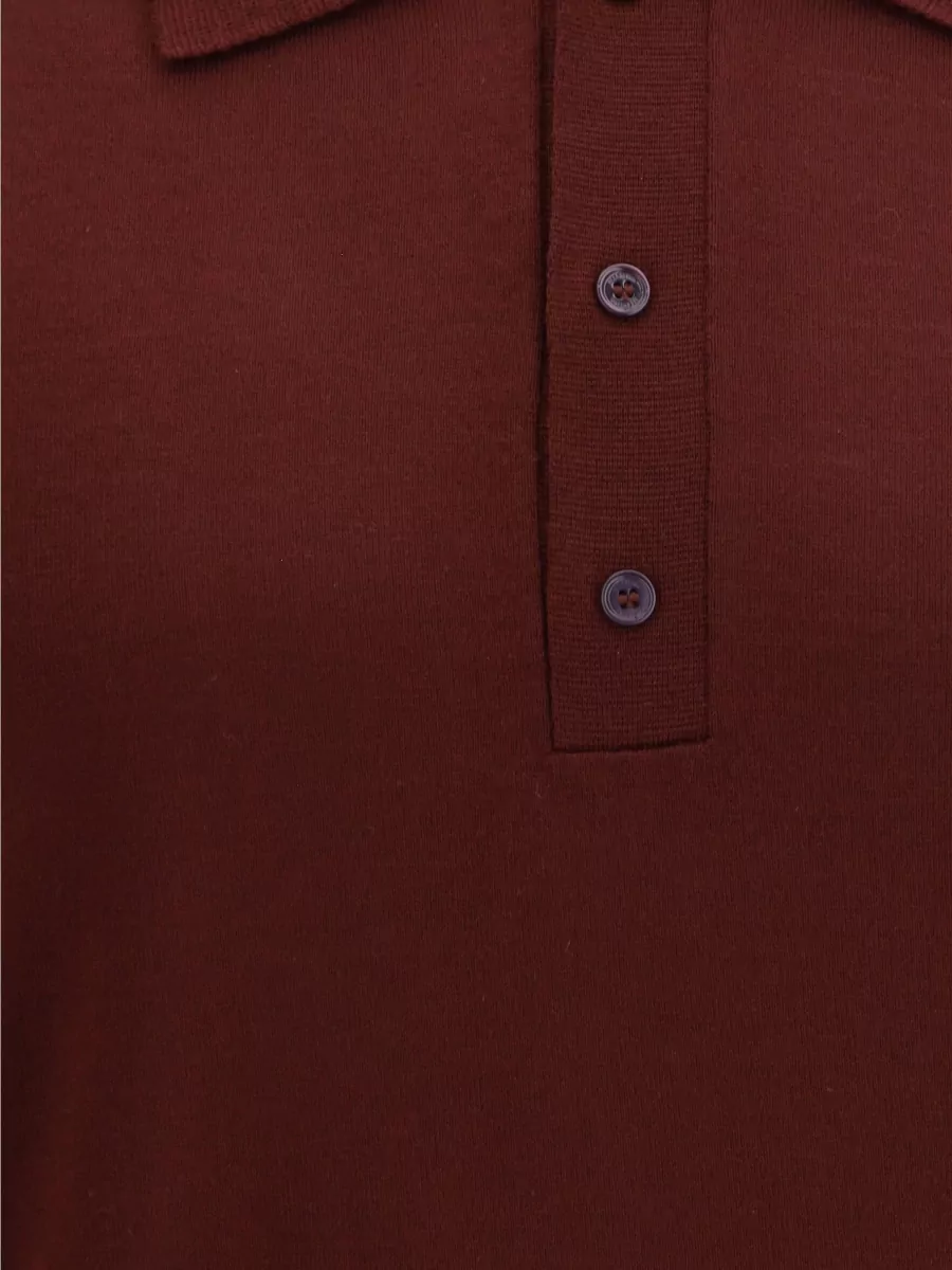 Valentino Merino Wool Regular-Fit Polo Sweater