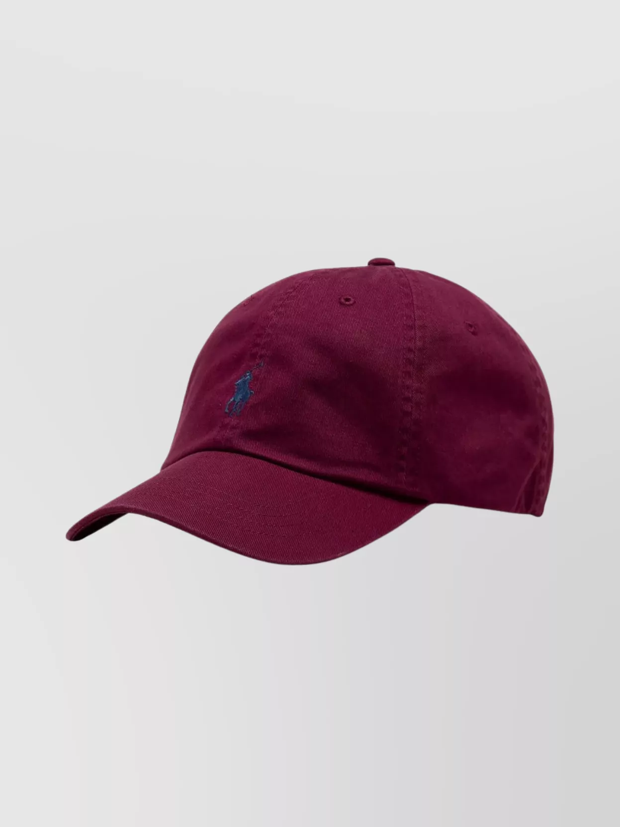 Polo Ralph Lauren Curved Brim Cotton Baseball Cap With Stitching