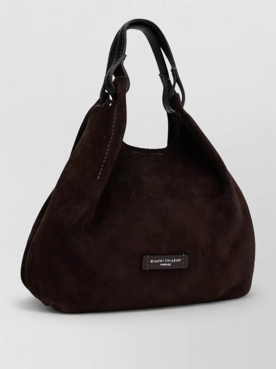 Gianni Chiarini Suede Shoulder Bag