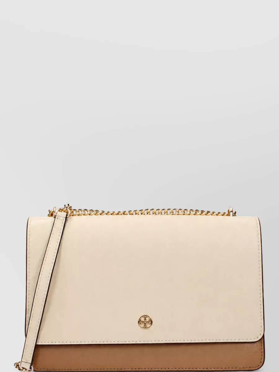 Tory Burch leather clutch bag