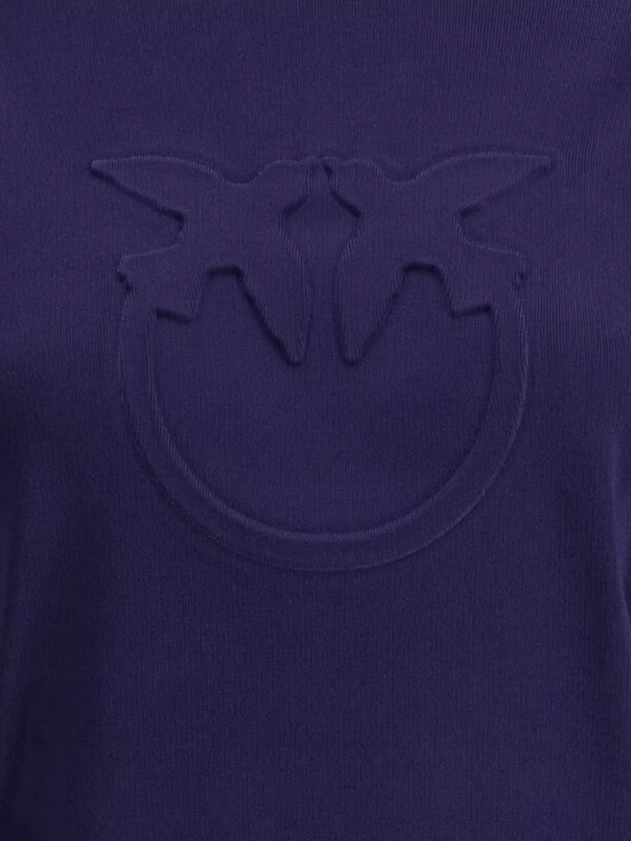 Pinko Knit Crewneck Sweatshirt With Embossed Logo