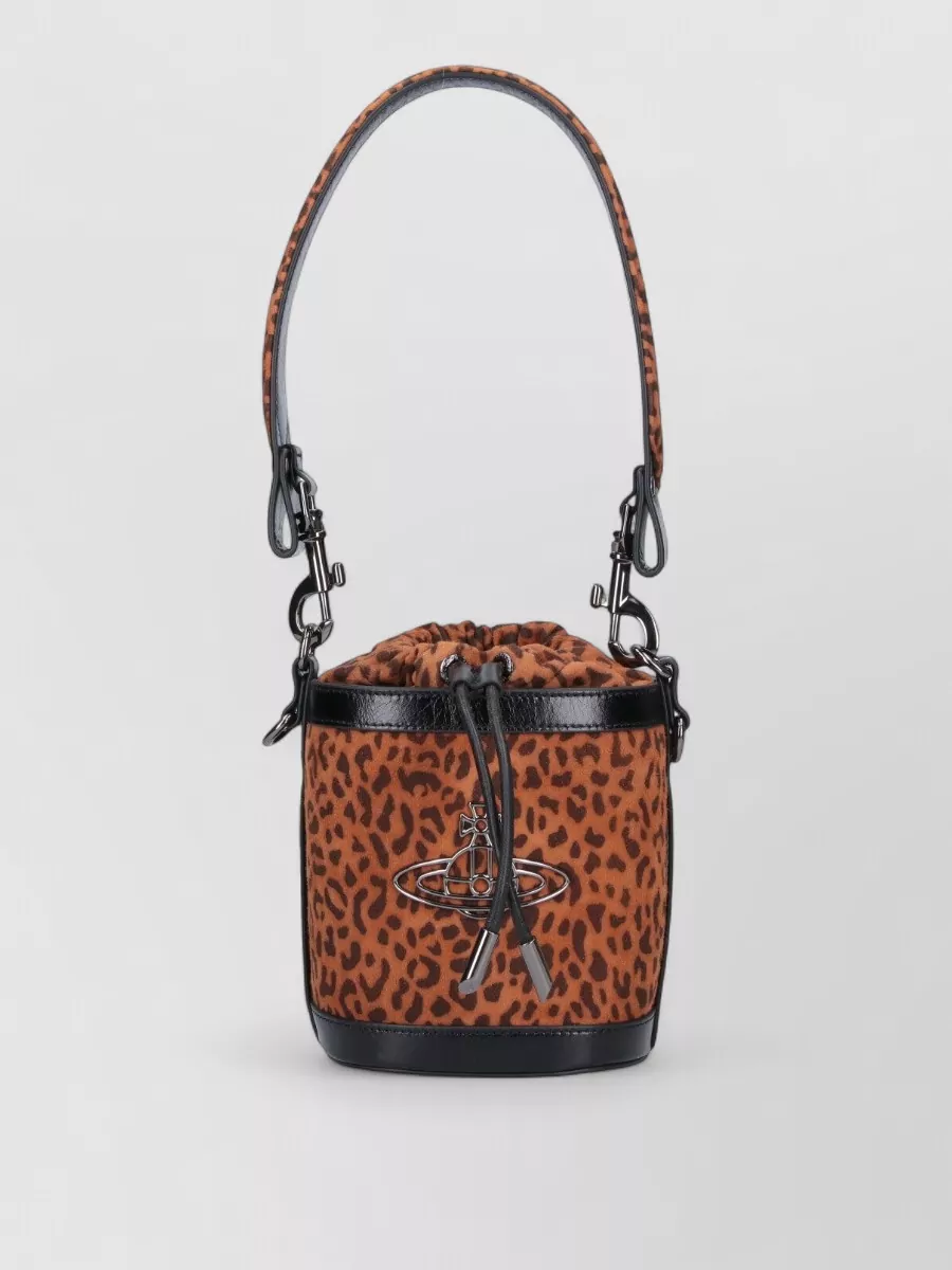 Vivienne Westwood kitty small leather bucket bag
