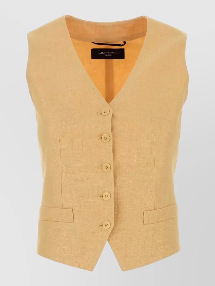 Weekend Max Mara Linen Vest