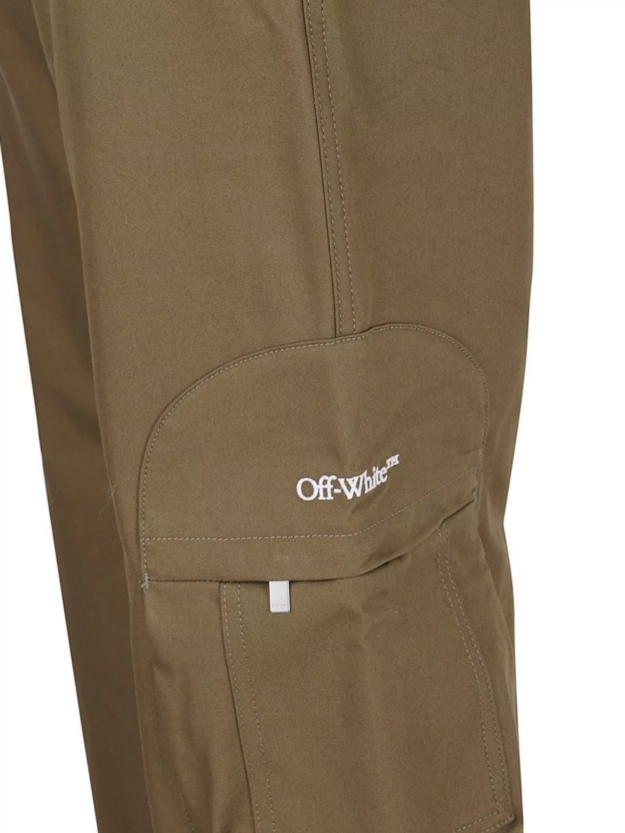 Off-White Cargo Trousers With Pockets And Loops