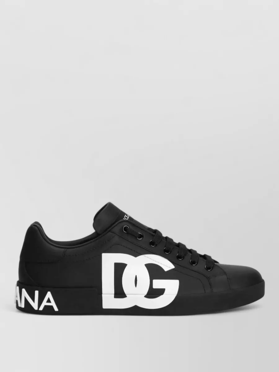 Dolce&Gabbana Leather Low-Top Sneakers