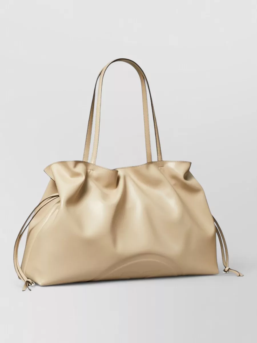 Tory Burch Ella Drawstring Tote Bag Double Handle