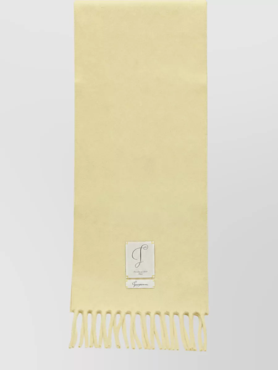 Jacquemus fringed wool scarf
