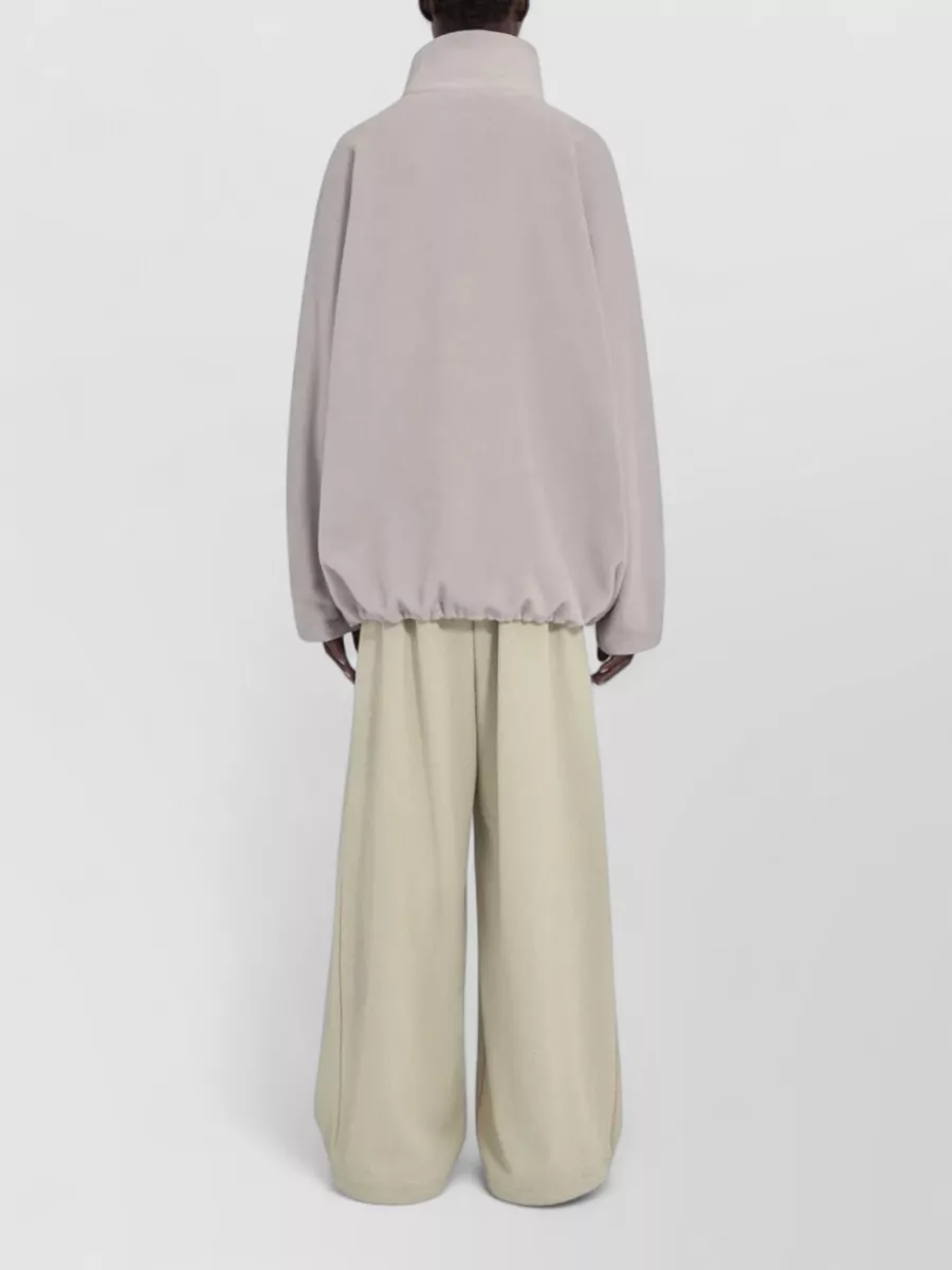 Mm6 Maison Margiela High-Neck Long-Sleeve Top