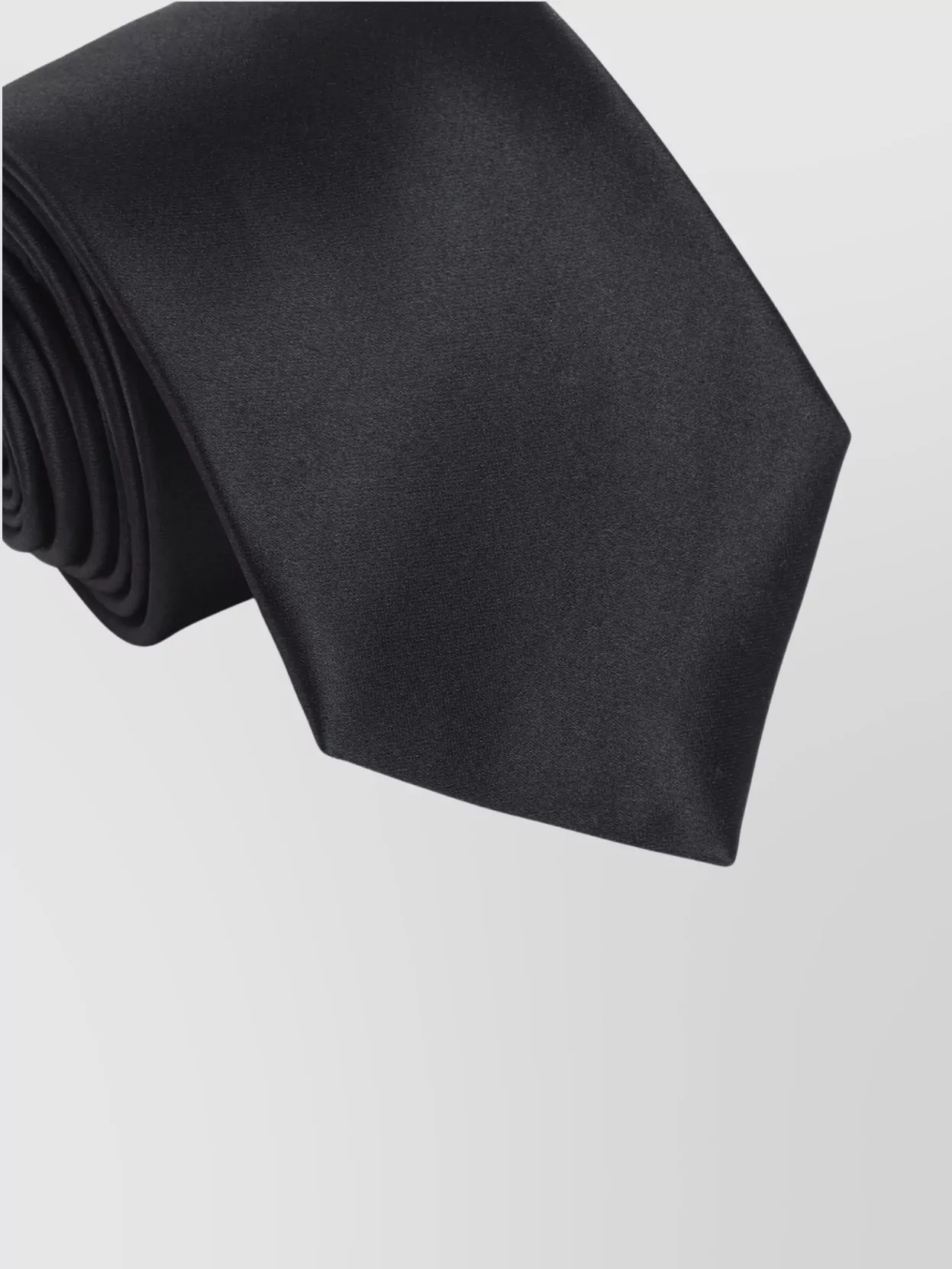 Saint Laurent Satin Tie Loop Back Silk Finish