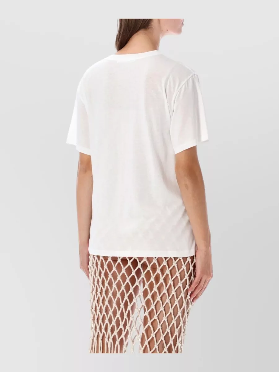 The Frankie Shop Printed Relaxed-Fit Cotton T-Shirt