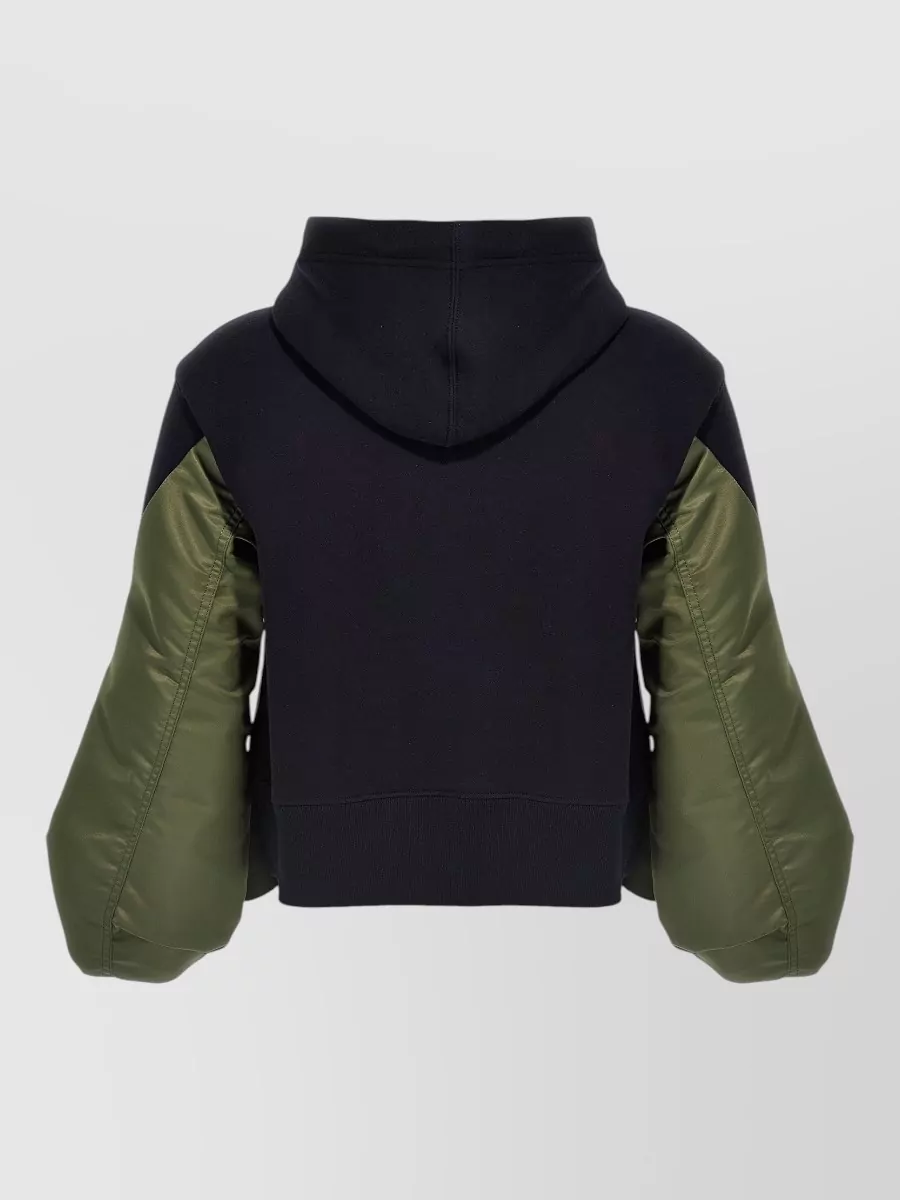 Sacai Cotton Blend Hooded Jacket