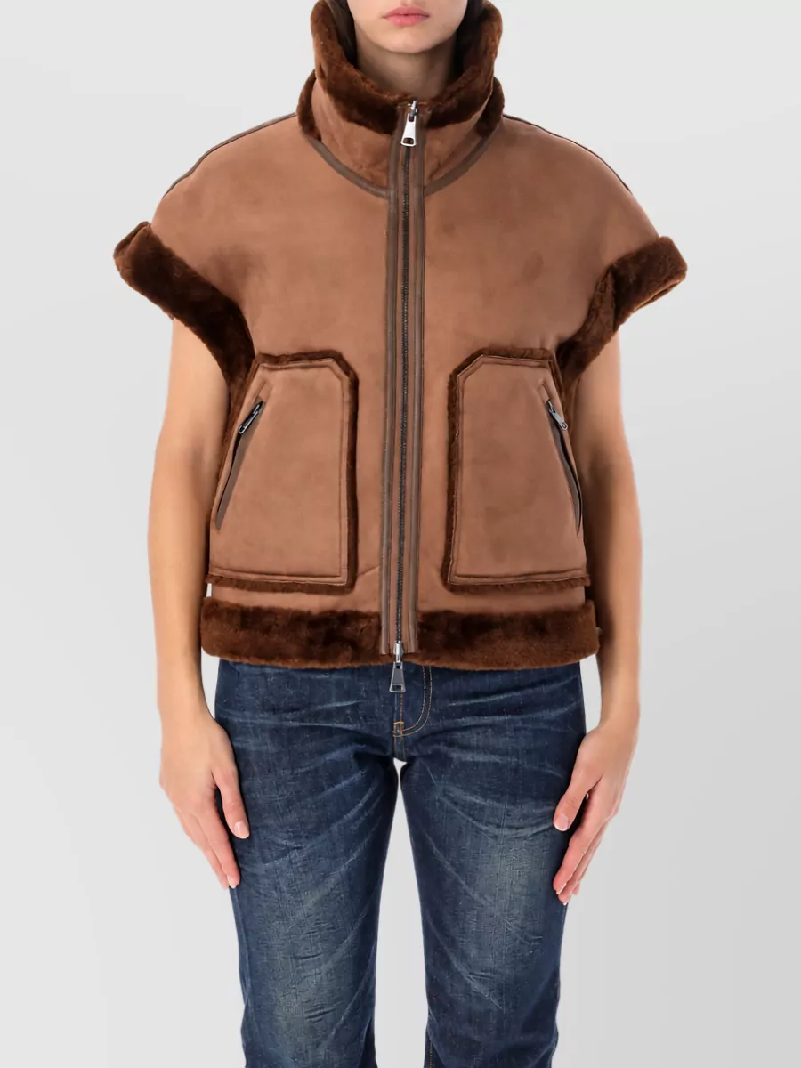 Urbancode faux fur vest
