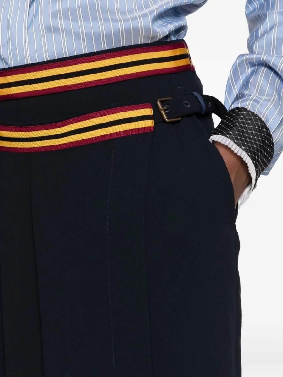 Dries Van Noten Straight-Leg Suit Trousers