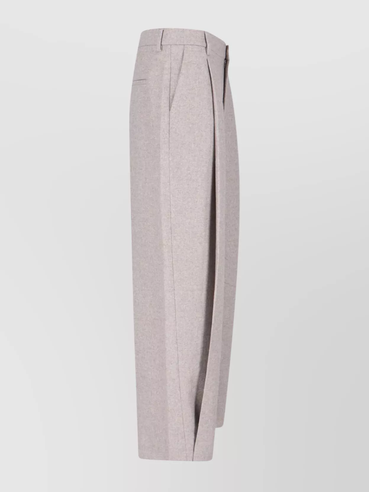 FILIPPA K STRAIGHT TROUSERS WITH FRONT PLEATS AND BACK POCKETS