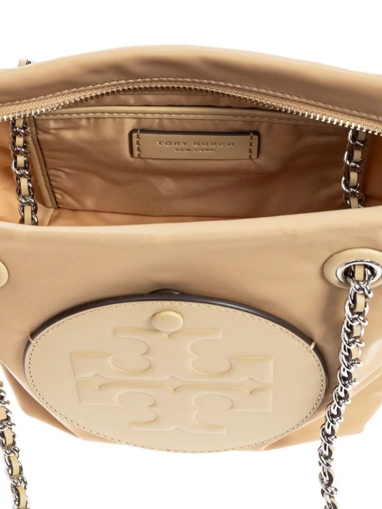 Tory Burch Oval Shape Chain Strap Dual Handles