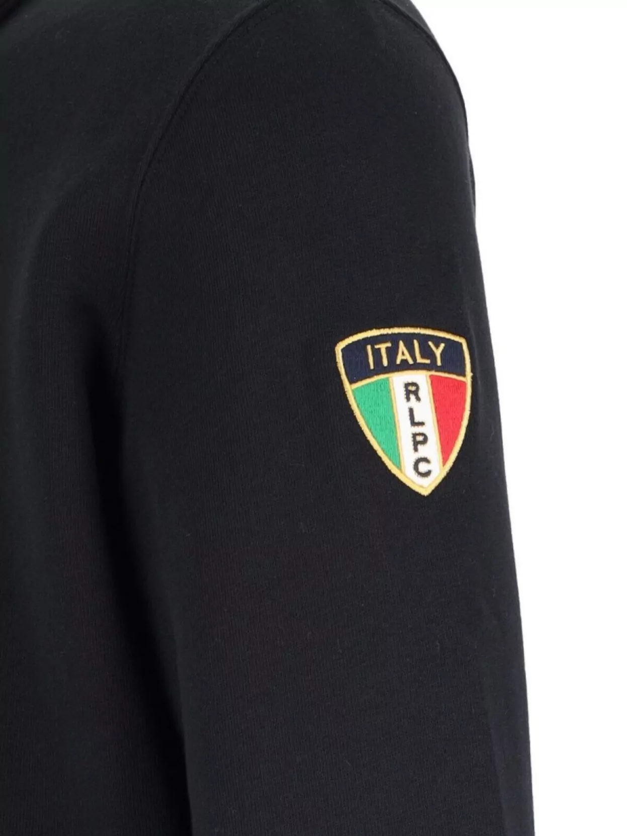Polo Ralph Lauren Knitwear With Ribbed Cuffs And Embroidered Patch