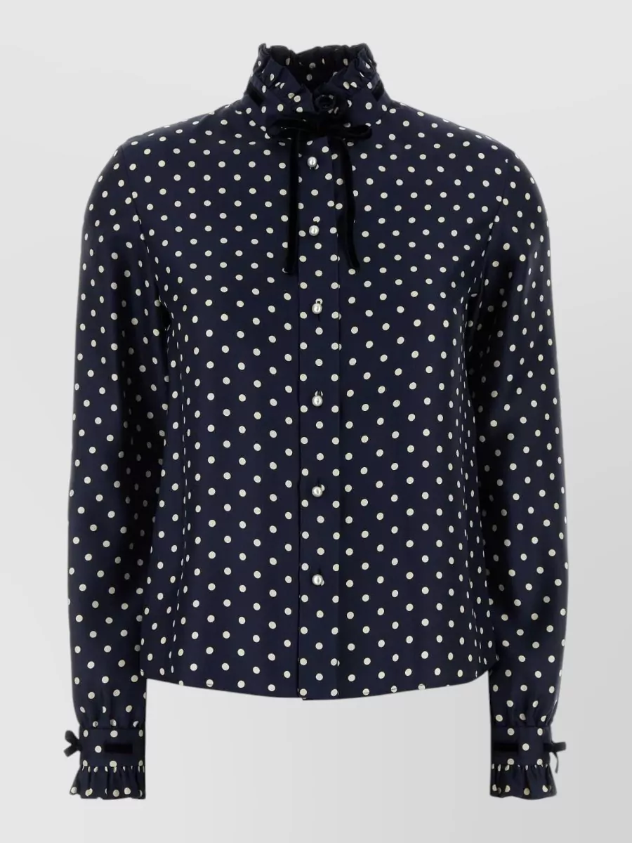 Valentino Garavani Silk printed satin shirt