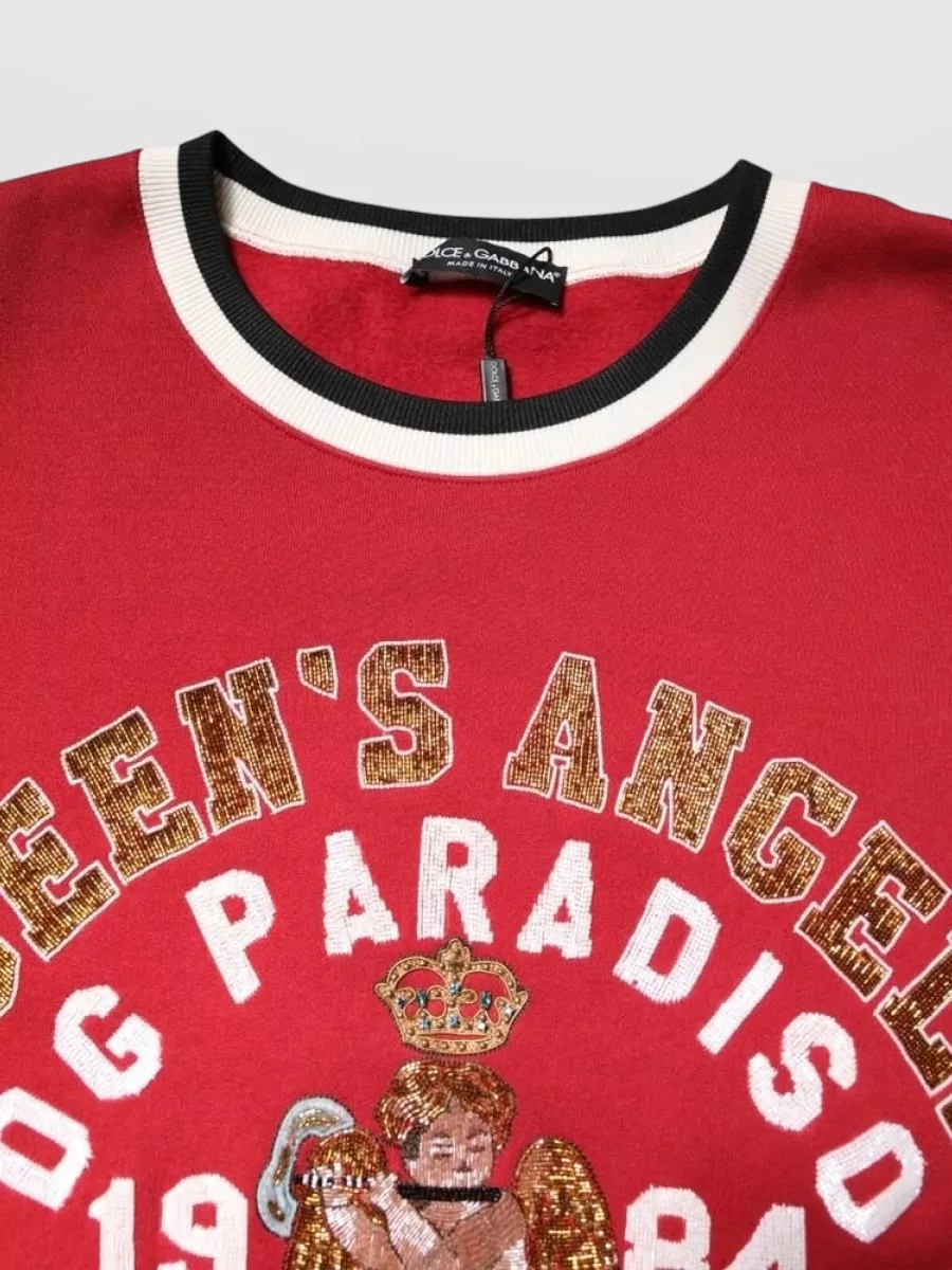 Dolce&Gabbana Sequin Regular-Fit Sweatshirt