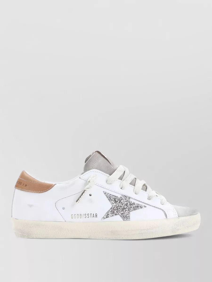 Golden Goose Leather Low-Top Sneakers