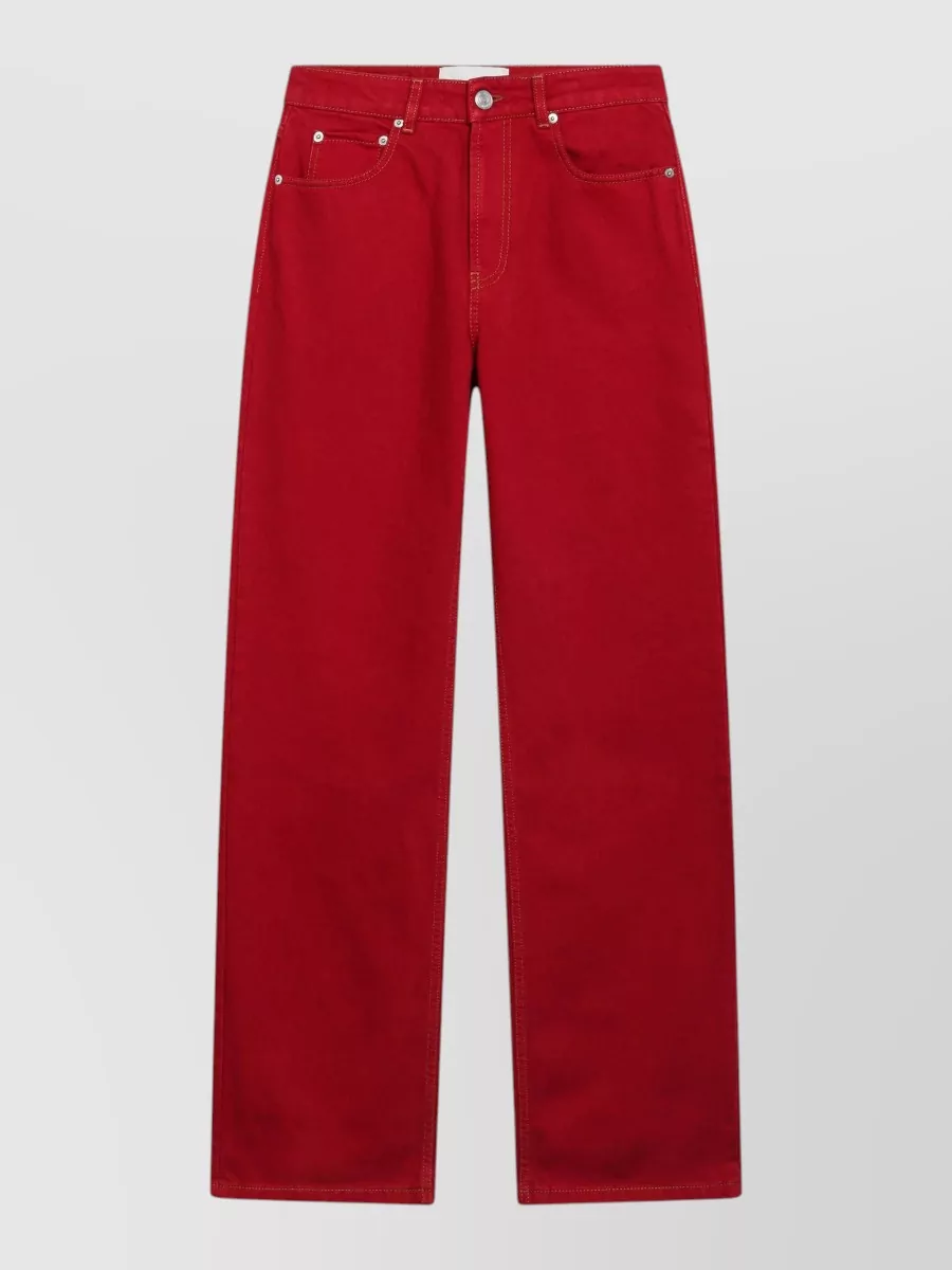 Ami Paris red denim jeans